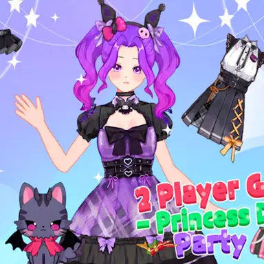 2 Player Games - Princess Design Party oyunu