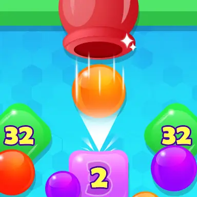 2048 Drop Merge oyunu