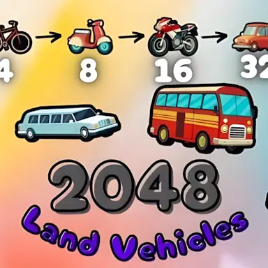 2048 Land Vehicles oyunu
