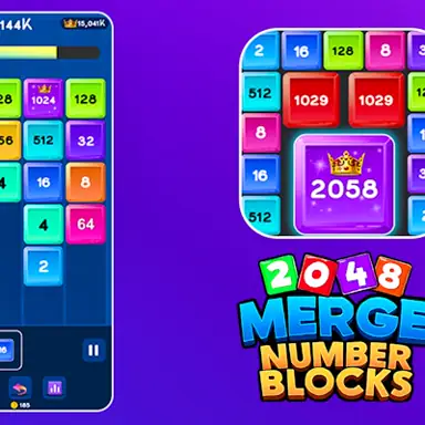 2048 Merge Number Blocks game