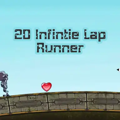 2D Infinite Lap Runner game