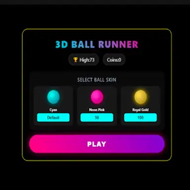 3D Ball Runner oyunu