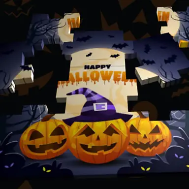 3D Halloween Jigsaw oyunu
