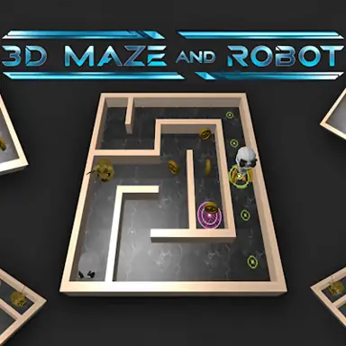 3D Maze And Robot oyunu