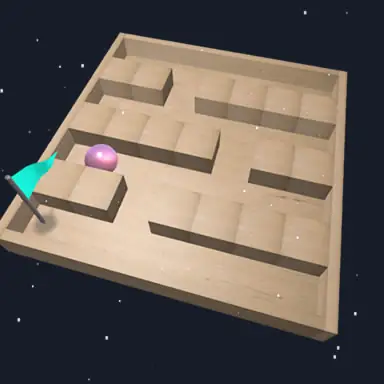 3D Maze Control oyunu