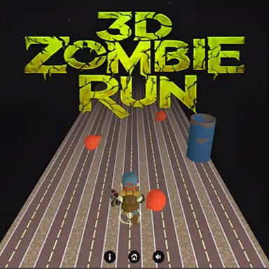 3D Zombie Run game