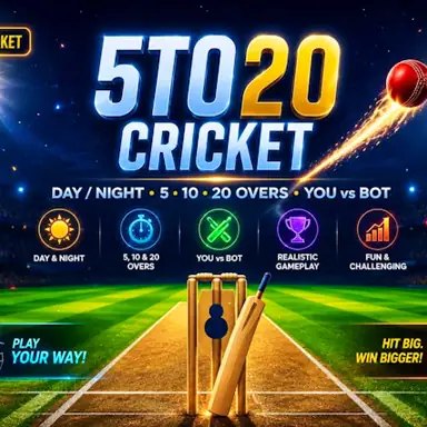 5TO20 Cricket oyunu