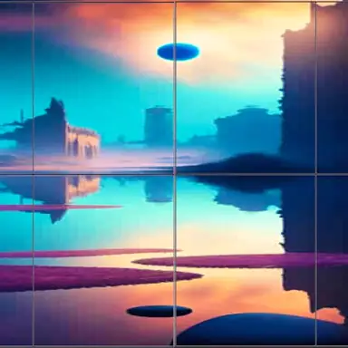 Abandoned places Picture Tile Quest game