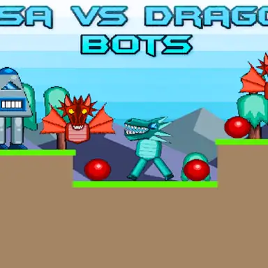 Aisa vs Dragon Bots game