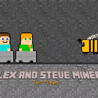 Alex and Steve Miner Two-Player oyunu