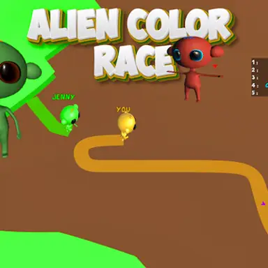 Alien Color Race game