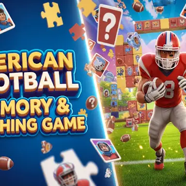 American Football Memory & Matching Game oyunu