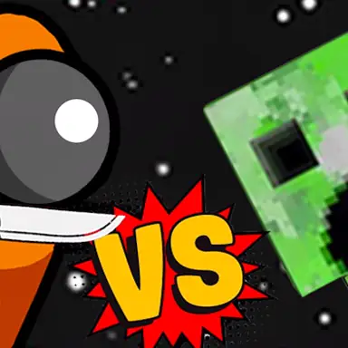 Among vs Creeper oyunu
