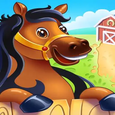 Animal Farm for Kids. Toddler games online oyunu