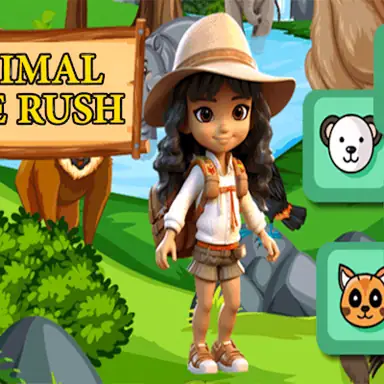 Animal Tile Rush game