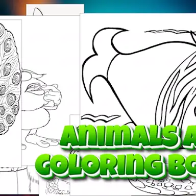 Animals AI Coloring Book game