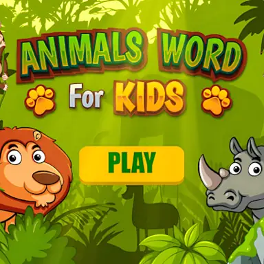 Animals Word for Kids game