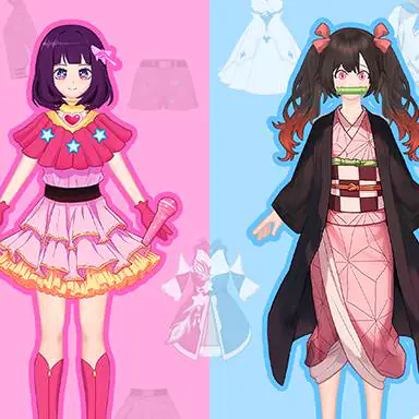 Anime Doll   DIY Cosplay Girl oyunu