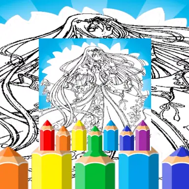 Anime Princess Coloring Pages game