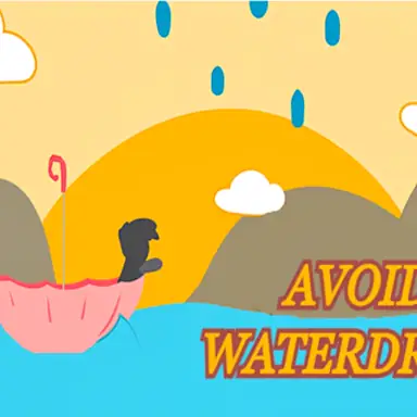 Avoid Waterdrops oyunu