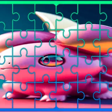 Axolotl Jigsaw Picture Puzzle game