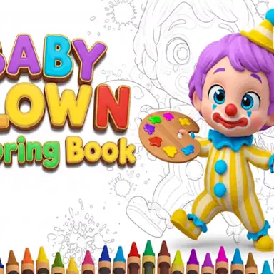 Baby Clown Coloring Book oyunu