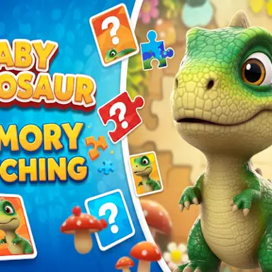 Baby Dinosaur Memory Matching game