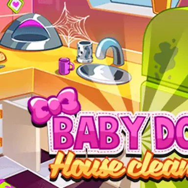 Baby Doll House Cleaning game