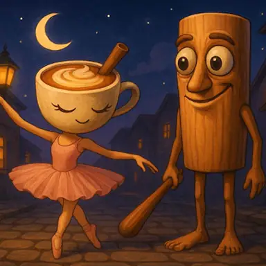 Ballerina Cappuccina loves Tung Tung Sahur game