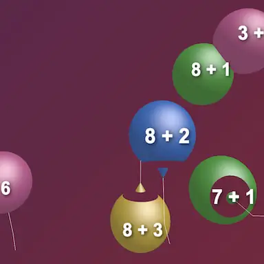Balloon Pop Addition 3D Game oyunu
