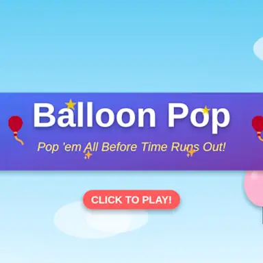 Balloon Pop oyunu