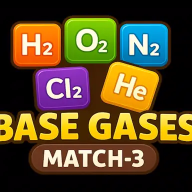 Base Gases Match-3 oyunu