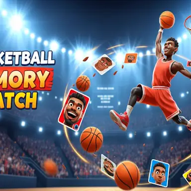 Basketball Memory Match game