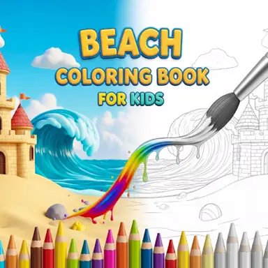 Beach Coloring Book for Kids oyunu