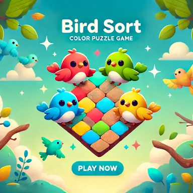 Bird Sort Color Puzzle Game game