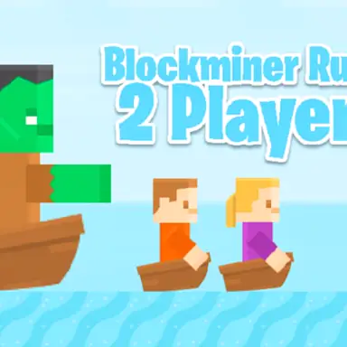 Blockminer Run Two Player game