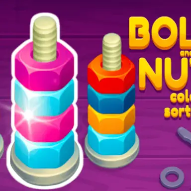 Bolts and Nuts - Color Sorting oyunu