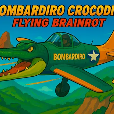 Bombardiro Crocodilo Flying Brainrot oyunu