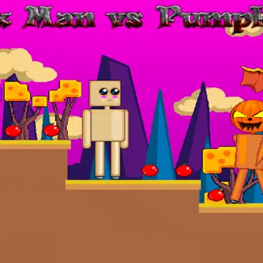 Box Man vs Pumpkins game