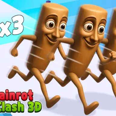 Brainrot Mob Clash 3D game