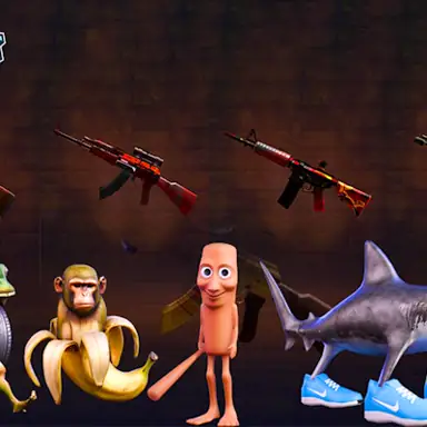 Brainrot Soundboard: Gun Sounds Game oyunu