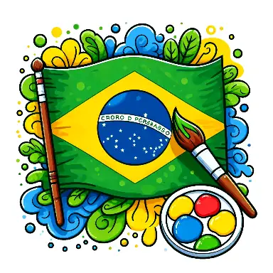 Brazil Coloring Adventure oyunu