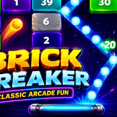 Brick Breaker Classic Arcade Fun game