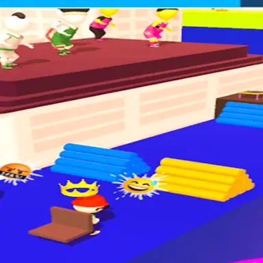 Bridge Race Stairs Run Build game