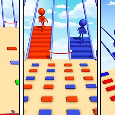 Bridge Rush Bridge Builder Game oyunu