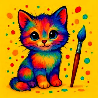 BTS Cute Kitty Coloring game