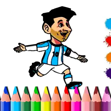 BTS Messi Coloring Book oyunu