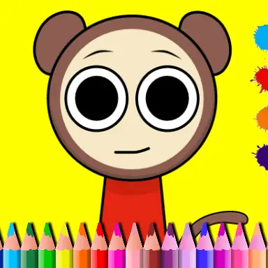 BTS Sprunki Valentine Coloring oyunu