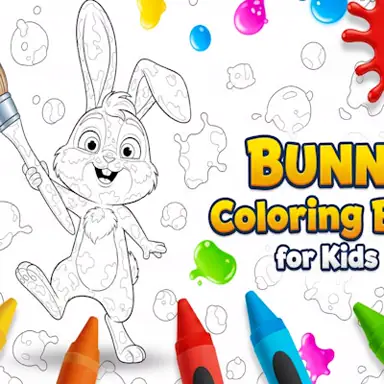 Bunny Coloring Book for Kids oyunu