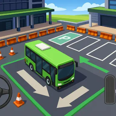 Bus Park 3D oyunu